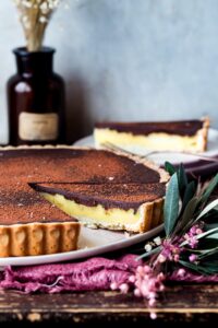 torta di semolino e cioccolato