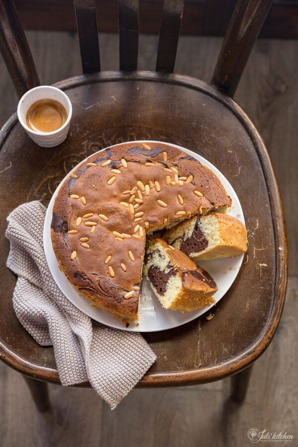 Torta marmorizzata all'olio