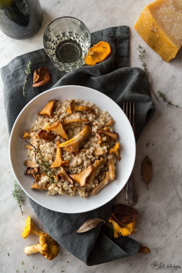 Orzotto ai finferli