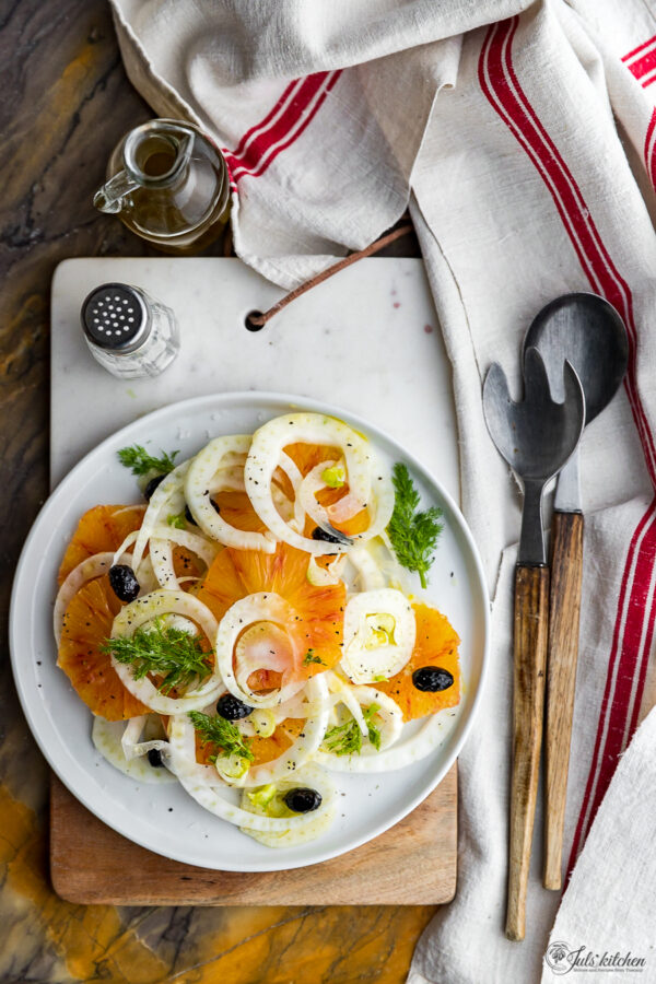 Insalata di finocchi e arance