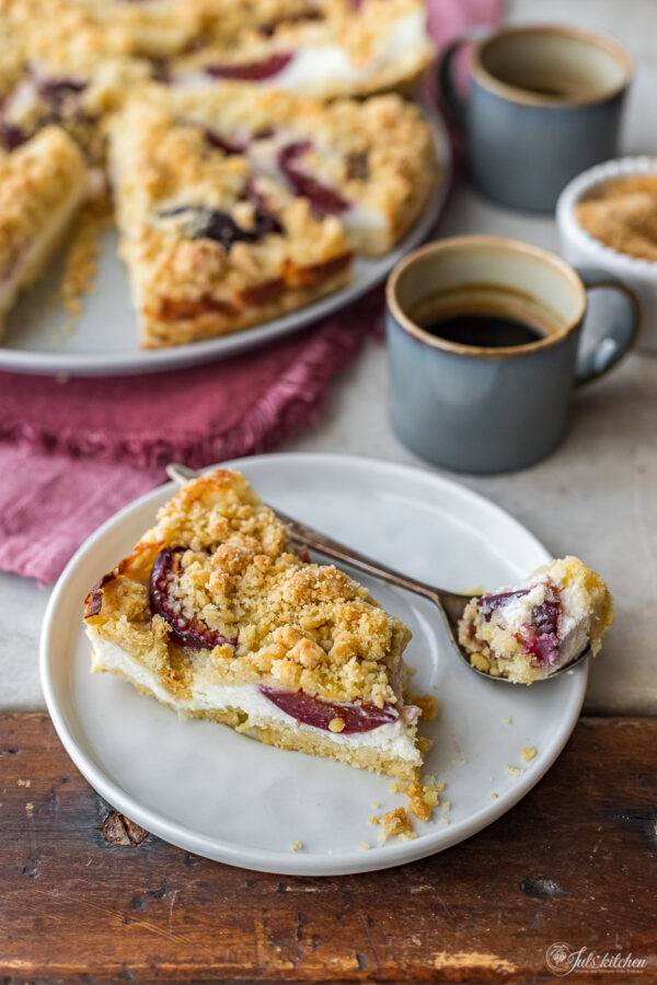 Torta sbriciolata di ricotta