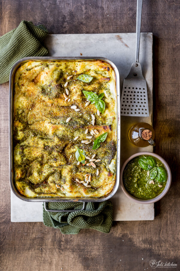 Lasagne ricotta pesto