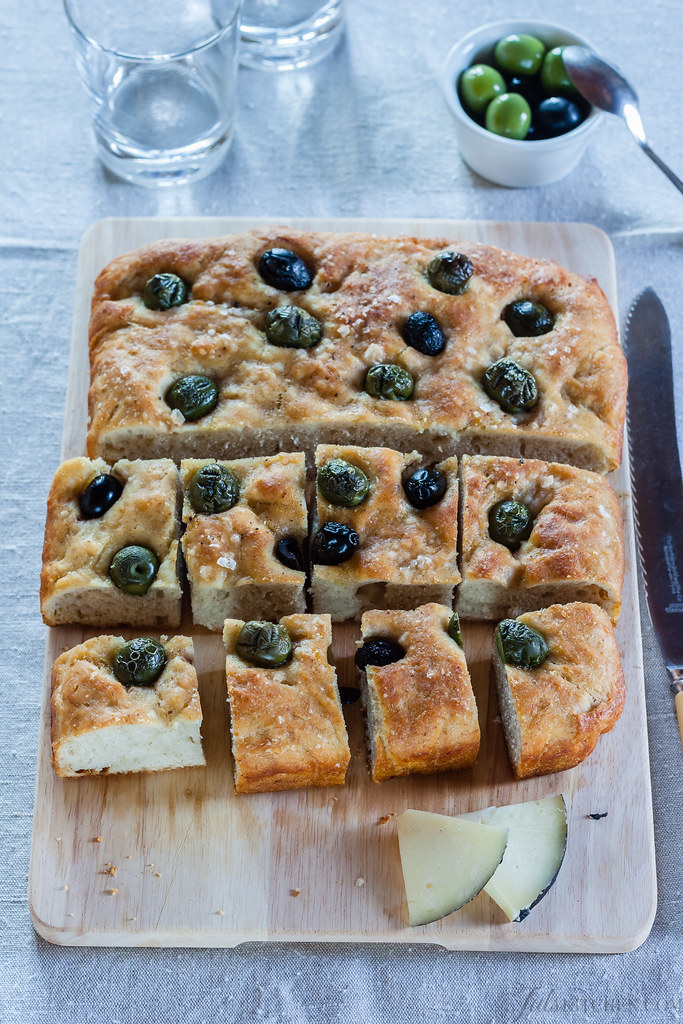 Focaccia di segale con pasta madre