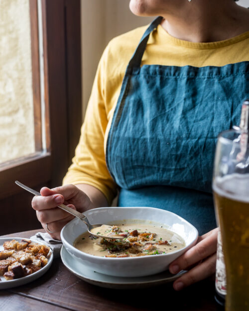 Zuppa di pane bavarese